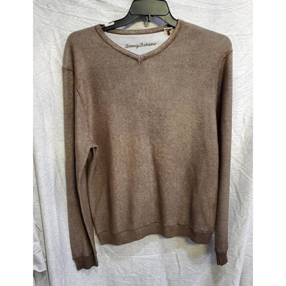 Tommy Bahama silk‎ blend sweater size large